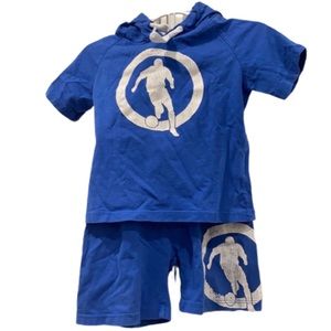 BIKKEMBERGS outfit blue size 12-18m 2-piece set boys